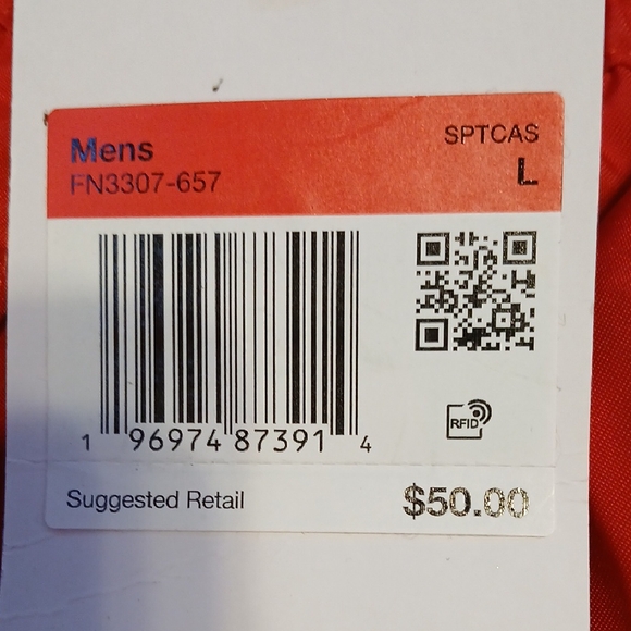 Nike Club Mens Woven Flow Shorts - Red - Picture 2 of 8